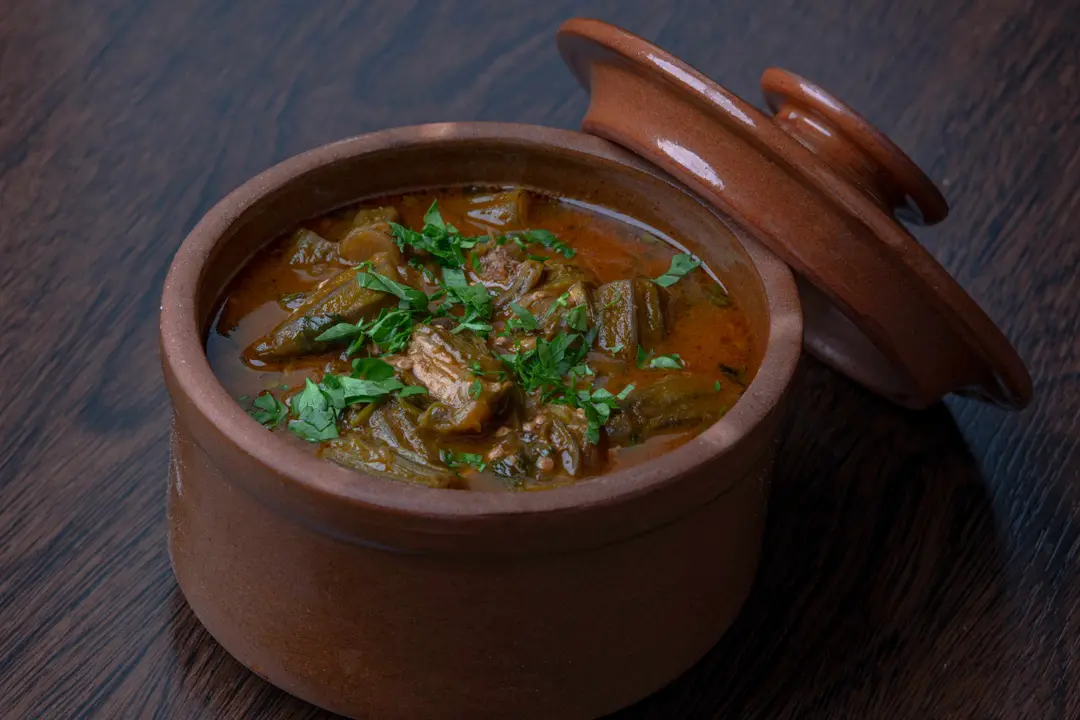 طاجن بامية
