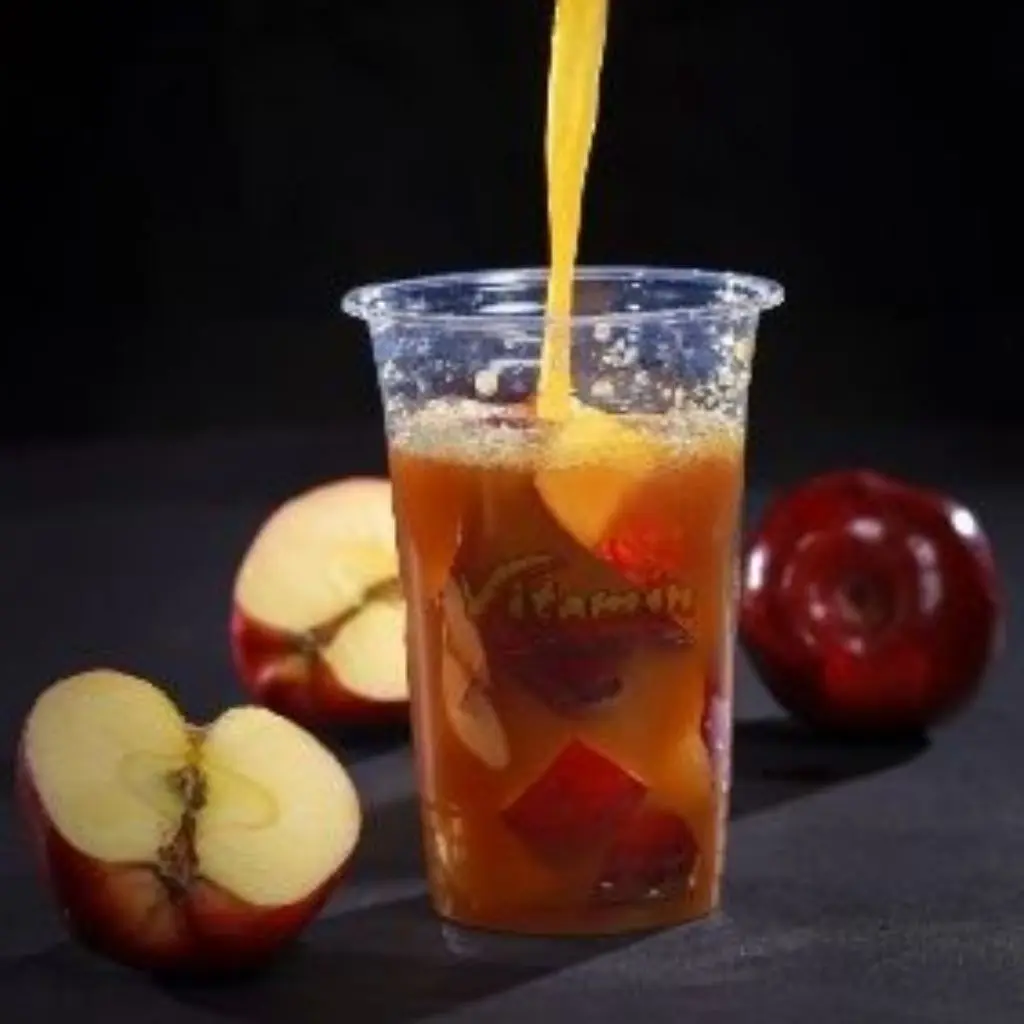 Red Apple Juice + Pieces