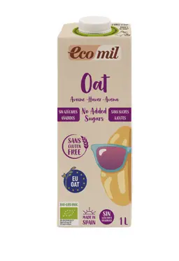 Ecomil Oat Drink No Added Sugar Gluten Free Bio 1L