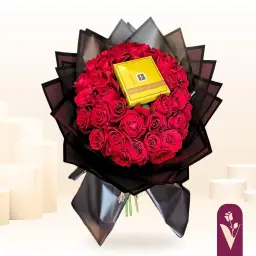 باقة رومانسية الشوكليت