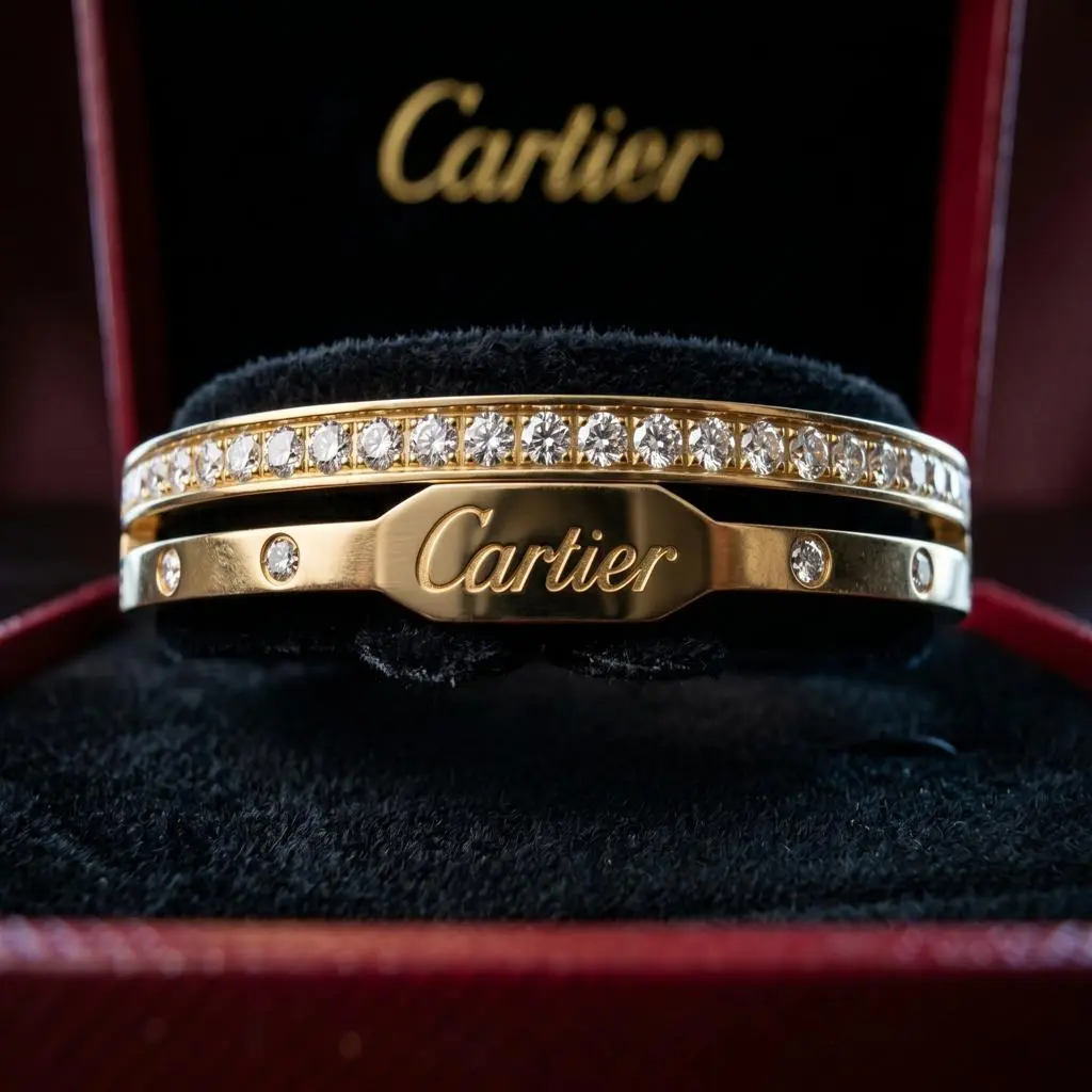 The "Beauty Sparkle" double bracelet.