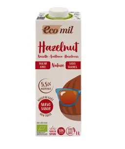 Ecomil Hazelnut Drink Sugar Free Bio 1L
