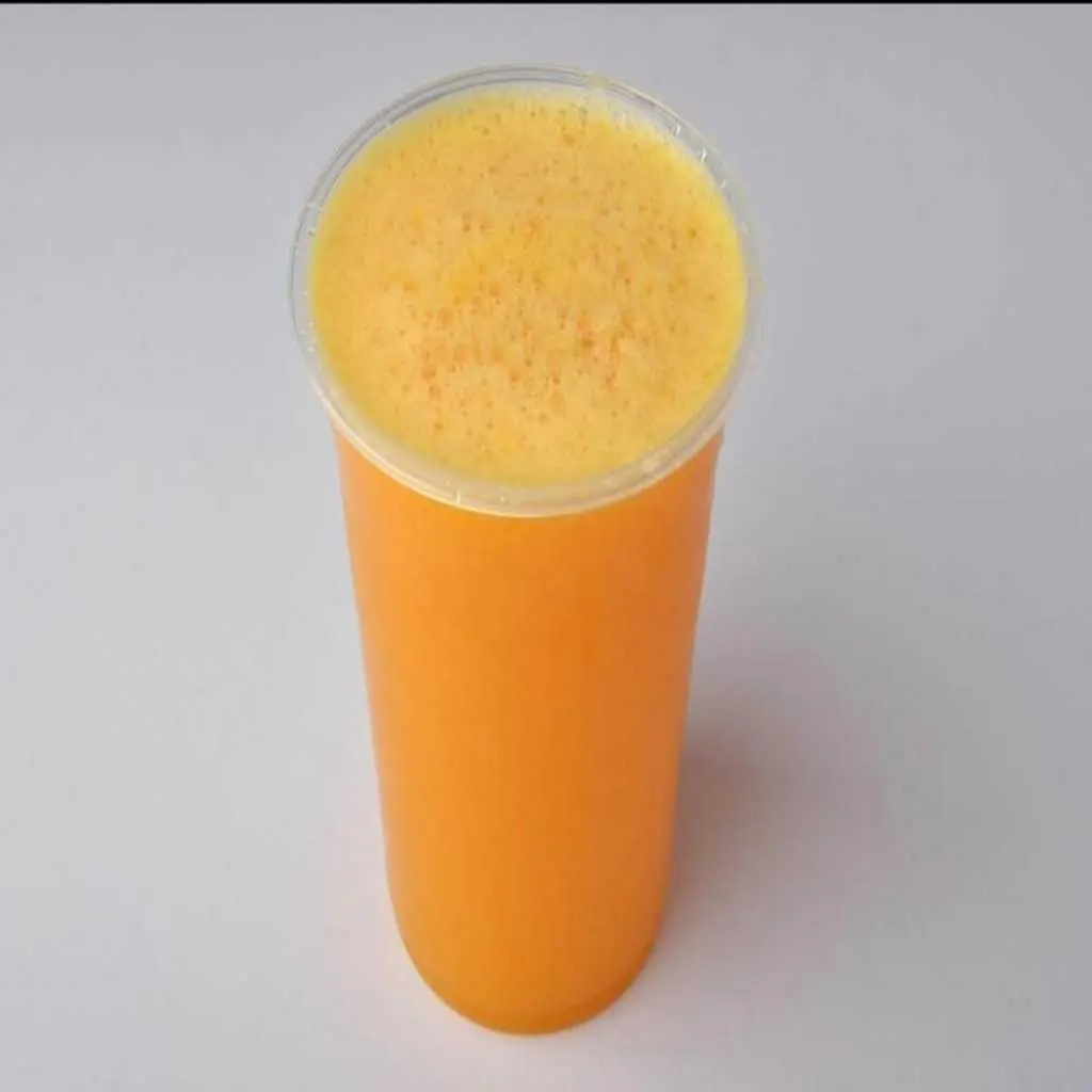 Orange pressed