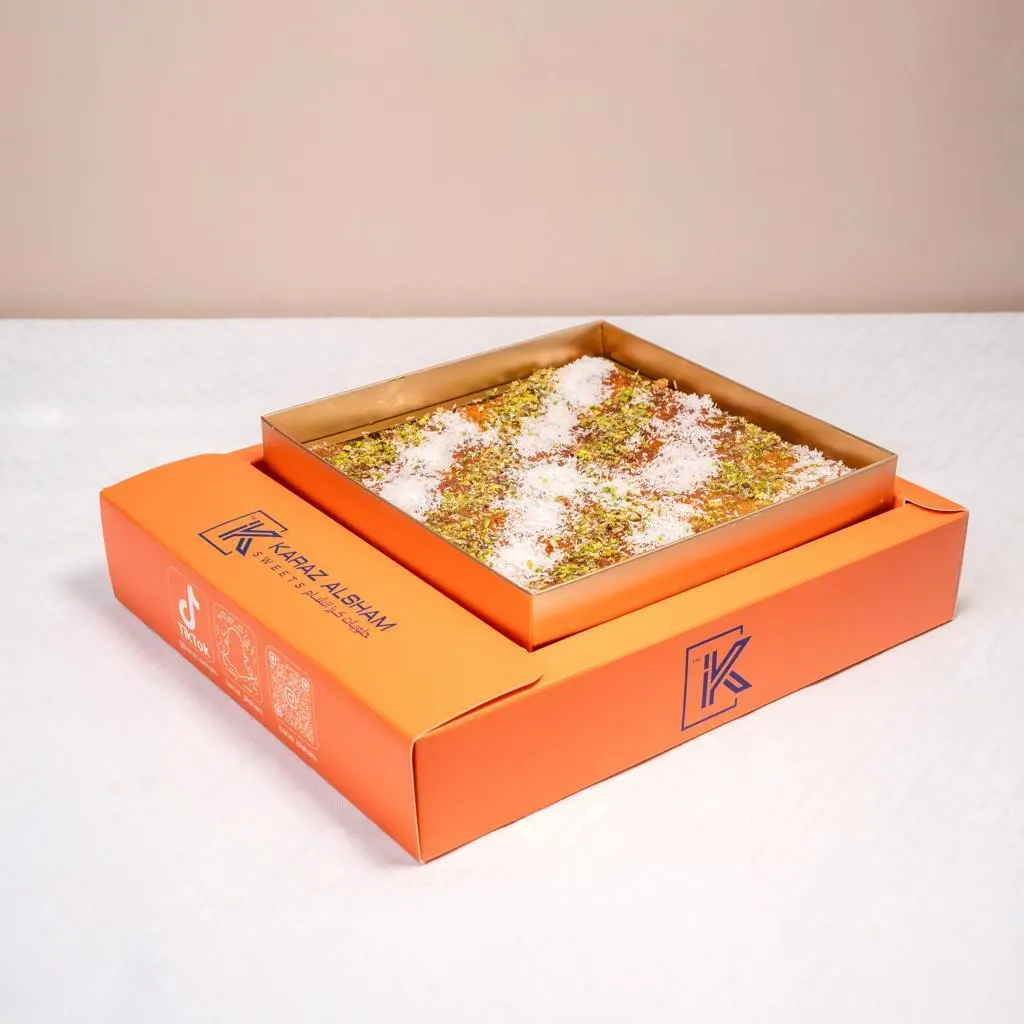 Cream Basbousa Box