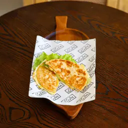 Biscuit and Yellow Cheese Egg Chapati