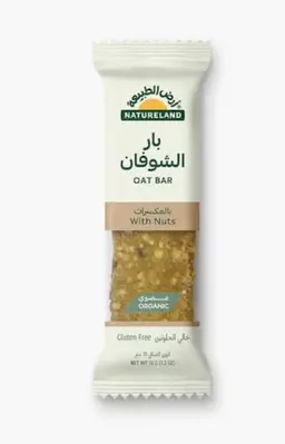 Natureland Organic Oat Bar - Nuts