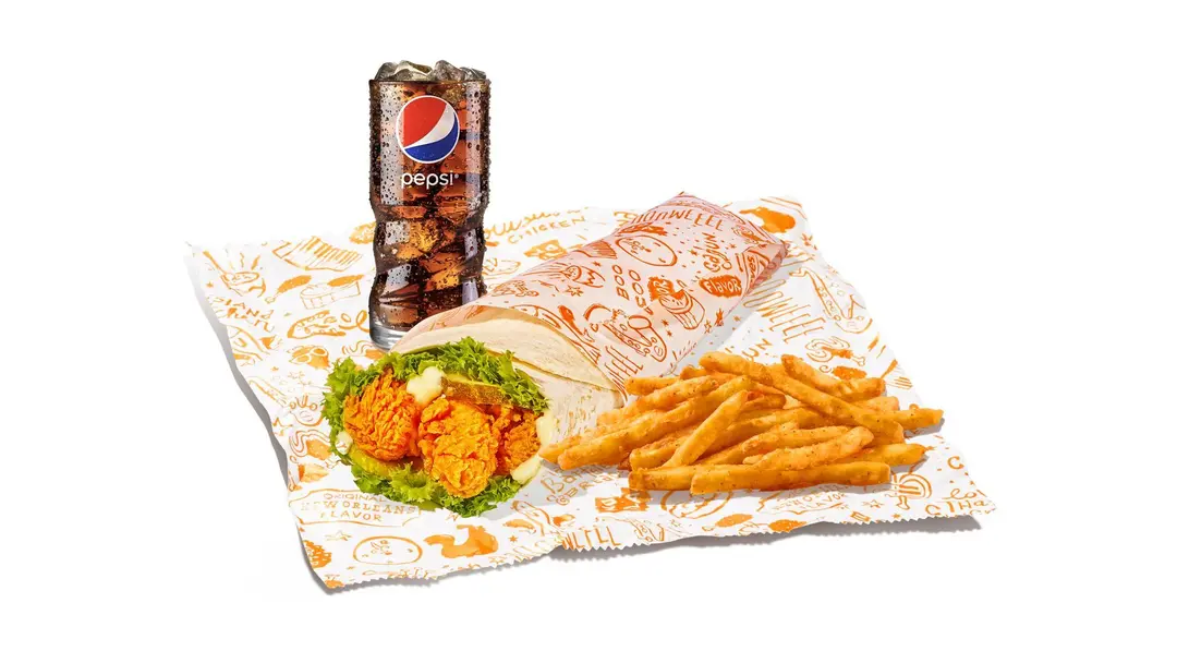 تشكن راب وجبة الكومبو حار