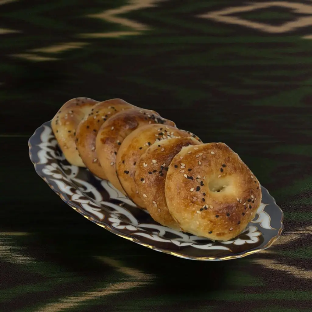 خبز النان الأوزبكي