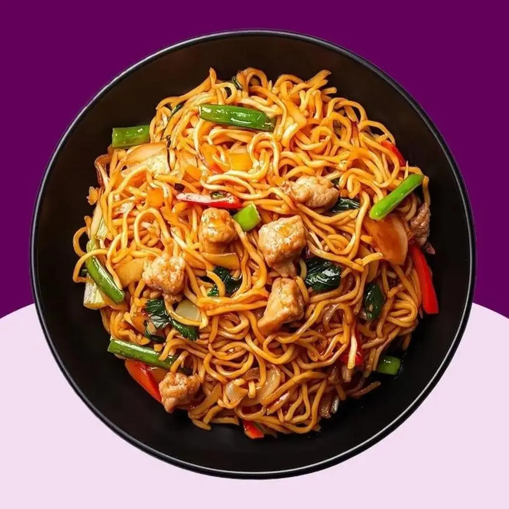 Fried Noodles with Chicken