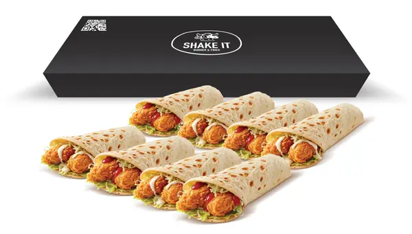 8 pieces Chicken Wrap box
