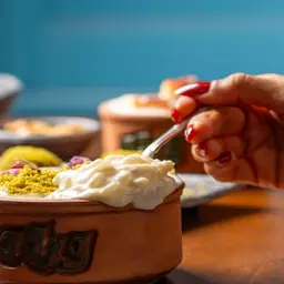 Rice pudding with pistachios