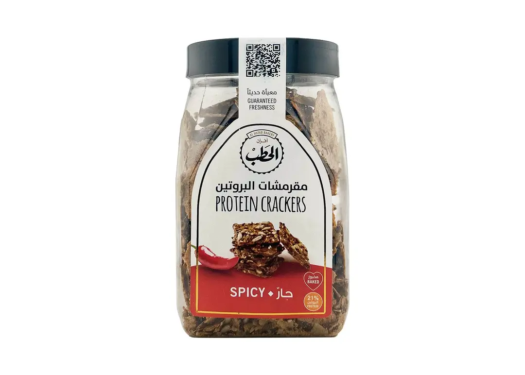 الحطب مقرمشات البروتين حار200جم