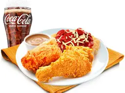 2 pcs Chickenjoy Mix Spaghetti Meal