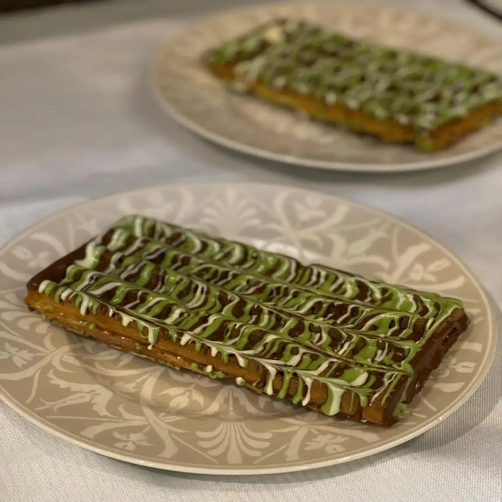 Pistachio Waffle