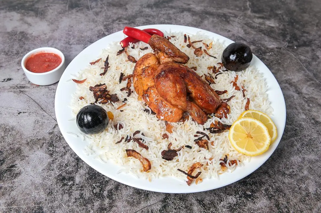 حبة شواية مع الرز
