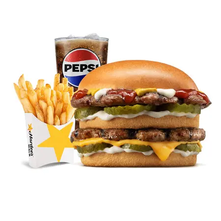 Double Hardee Beef Combo