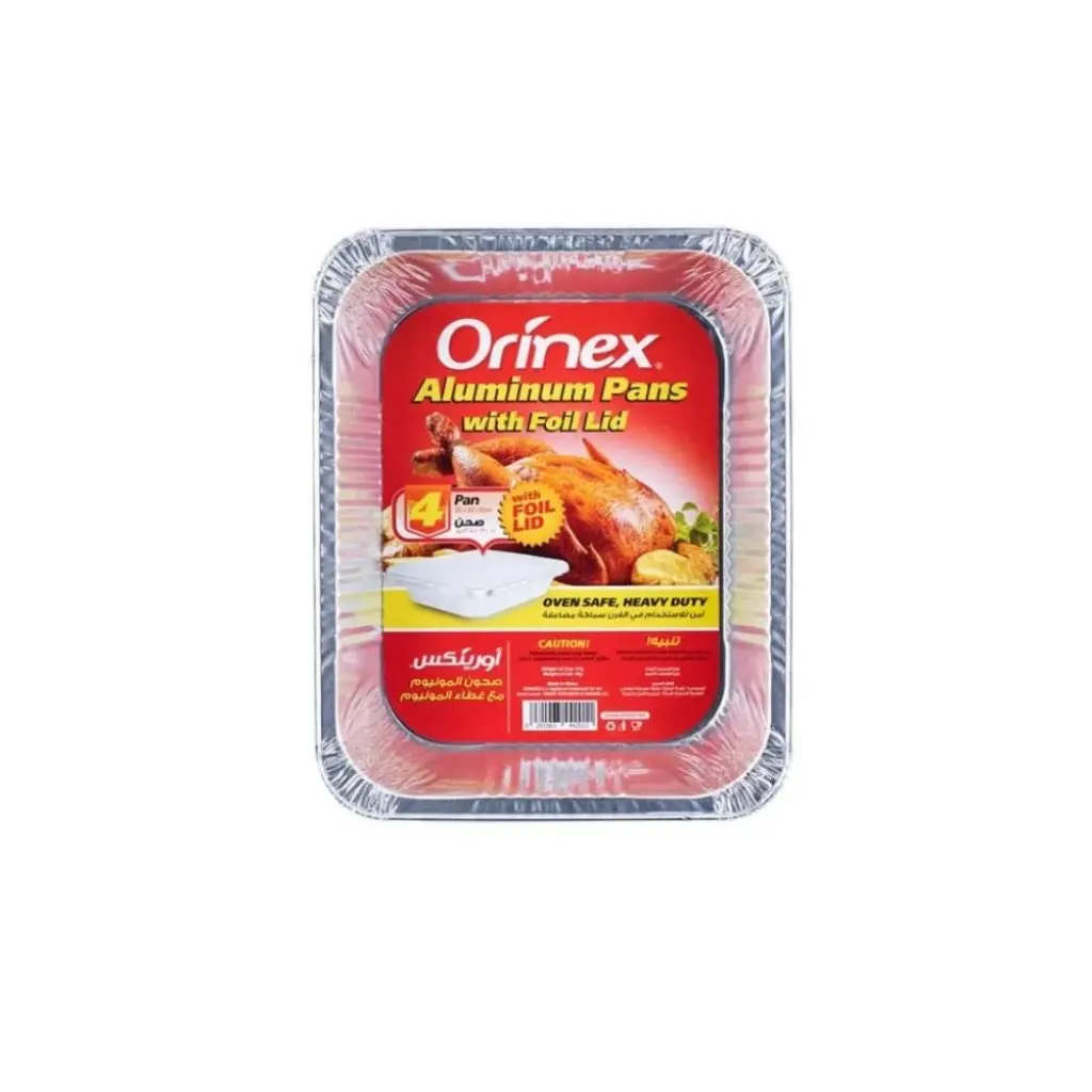 Orinex Aluminum Trays with Lids