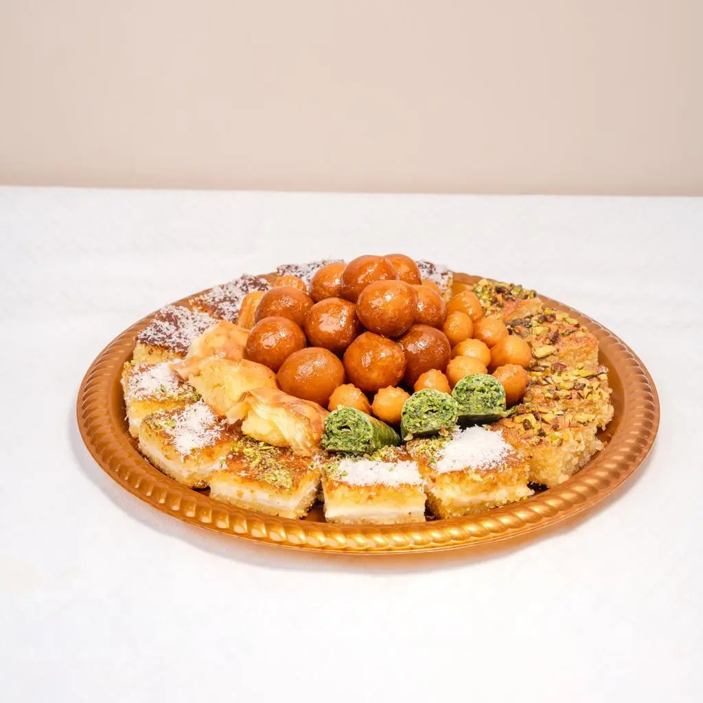 Assorted Arabic Sweets Platter