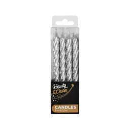 Silver Sparkler Candle For Cake Or Celebration