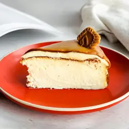 San Sebastian with Swiss Cream Cheese & Lotus