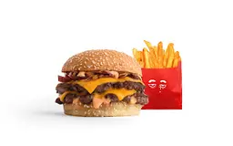 WBJ Burger with Fries