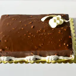 Rectangular Rocher Chocolate Cake
