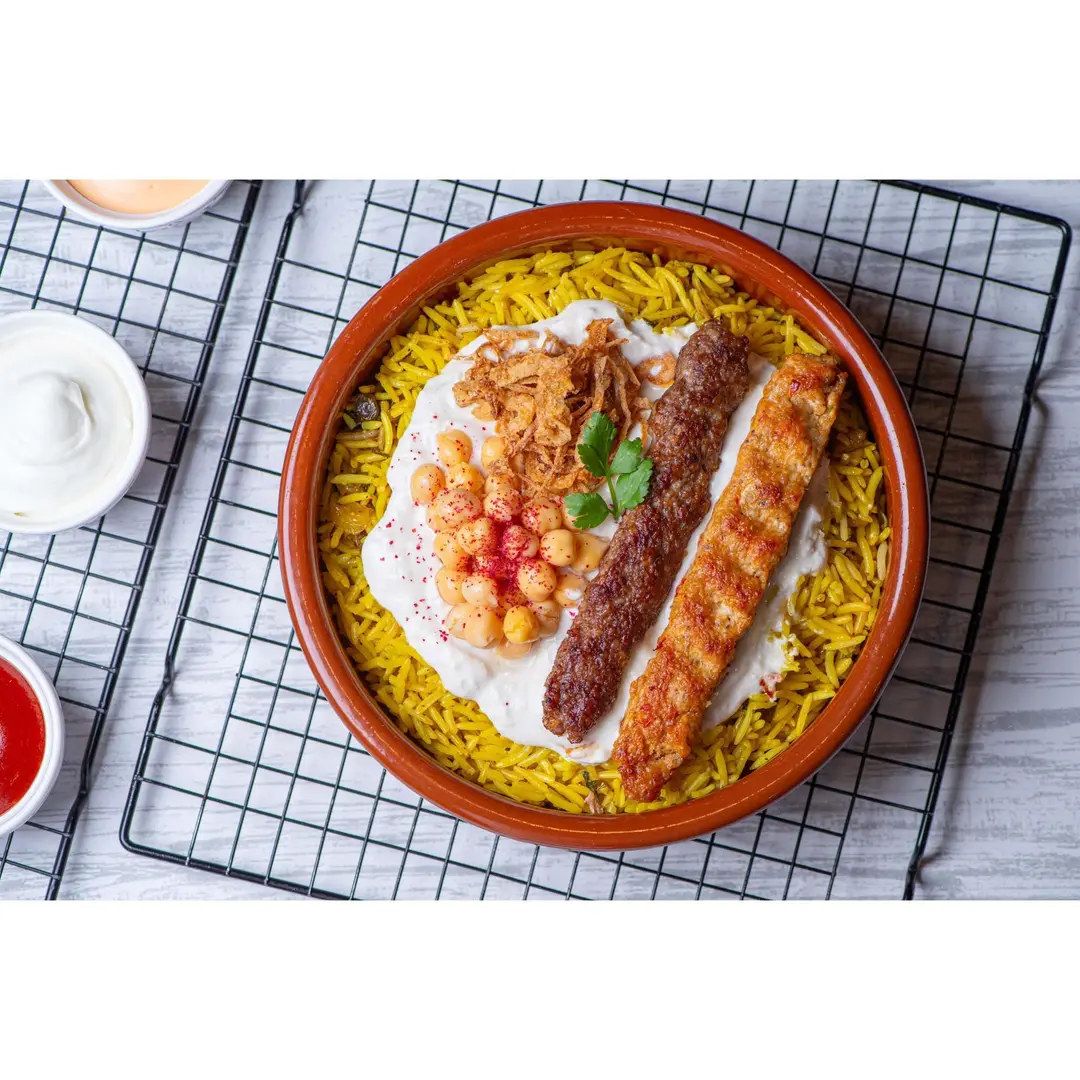 Mixed grill fatteh
