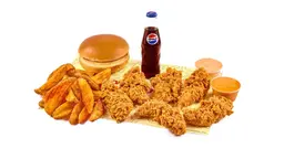 6 Crispy chicken strips