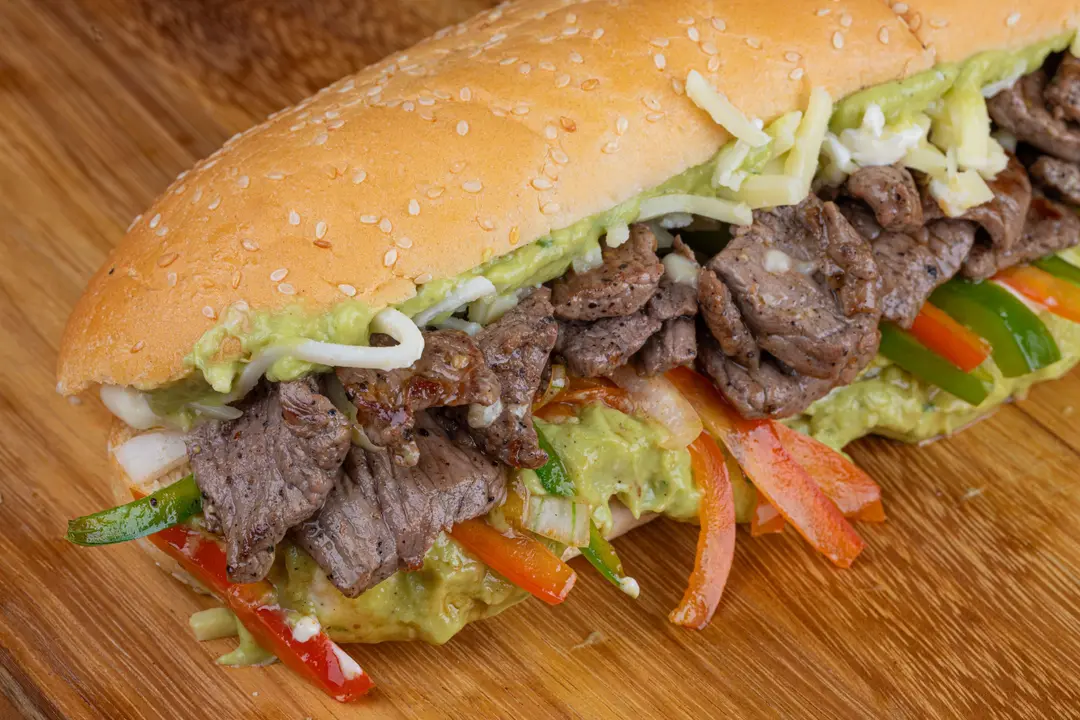 Beef Fajitas Sandwich