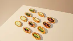Mini Manakish Simsim - 12 Pcs