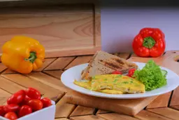 Omelet with Chicken- Breakfast