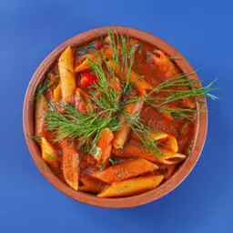 مكرونة جمبري احمر