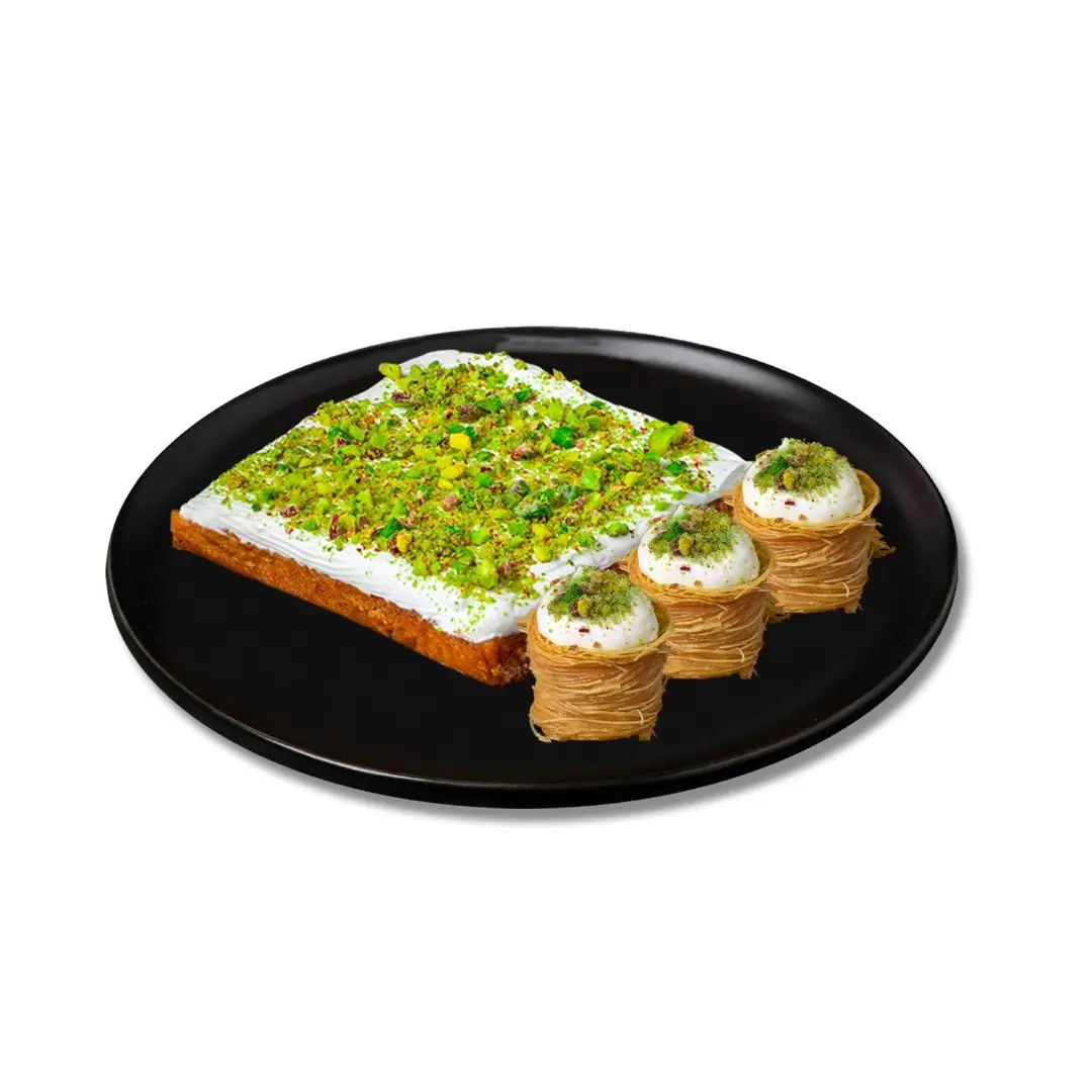 aish alsaraia& oush albulbul with cream