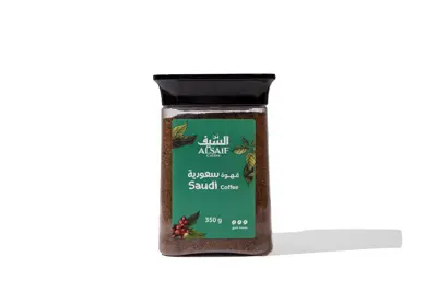 علبة قهوة السيف سعودية حمصة غامق ٣٥٠ جم