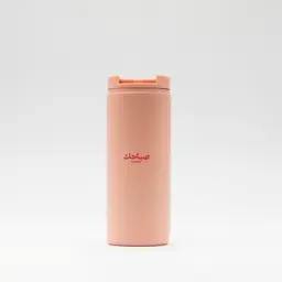 كوب حراري وردي