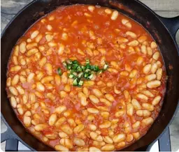 Beans with Tuna Plate