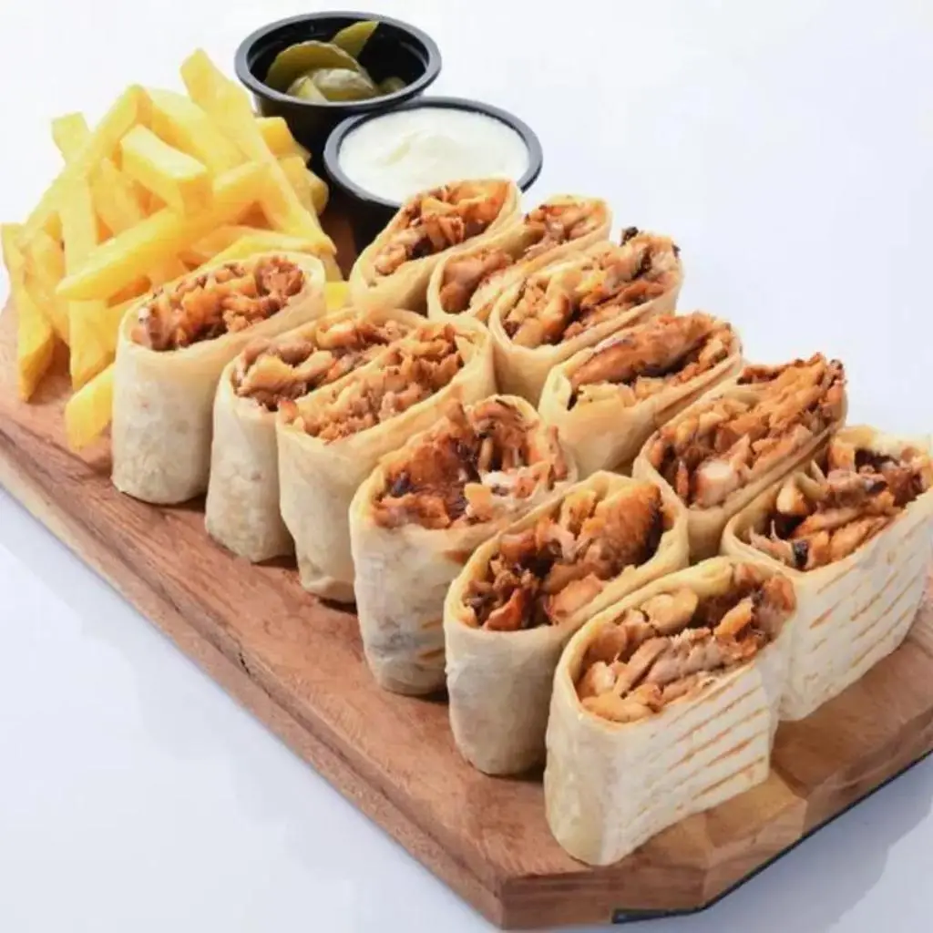 Double Arabic Shawarma Dish