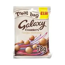 Galaxy Counters Chocolate Treat Bag