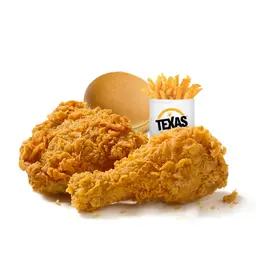 2 Pieces of Broasted Chicken with Value Fries and a Bun
