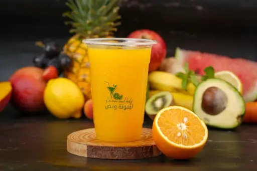 عصير البرتقال كبس