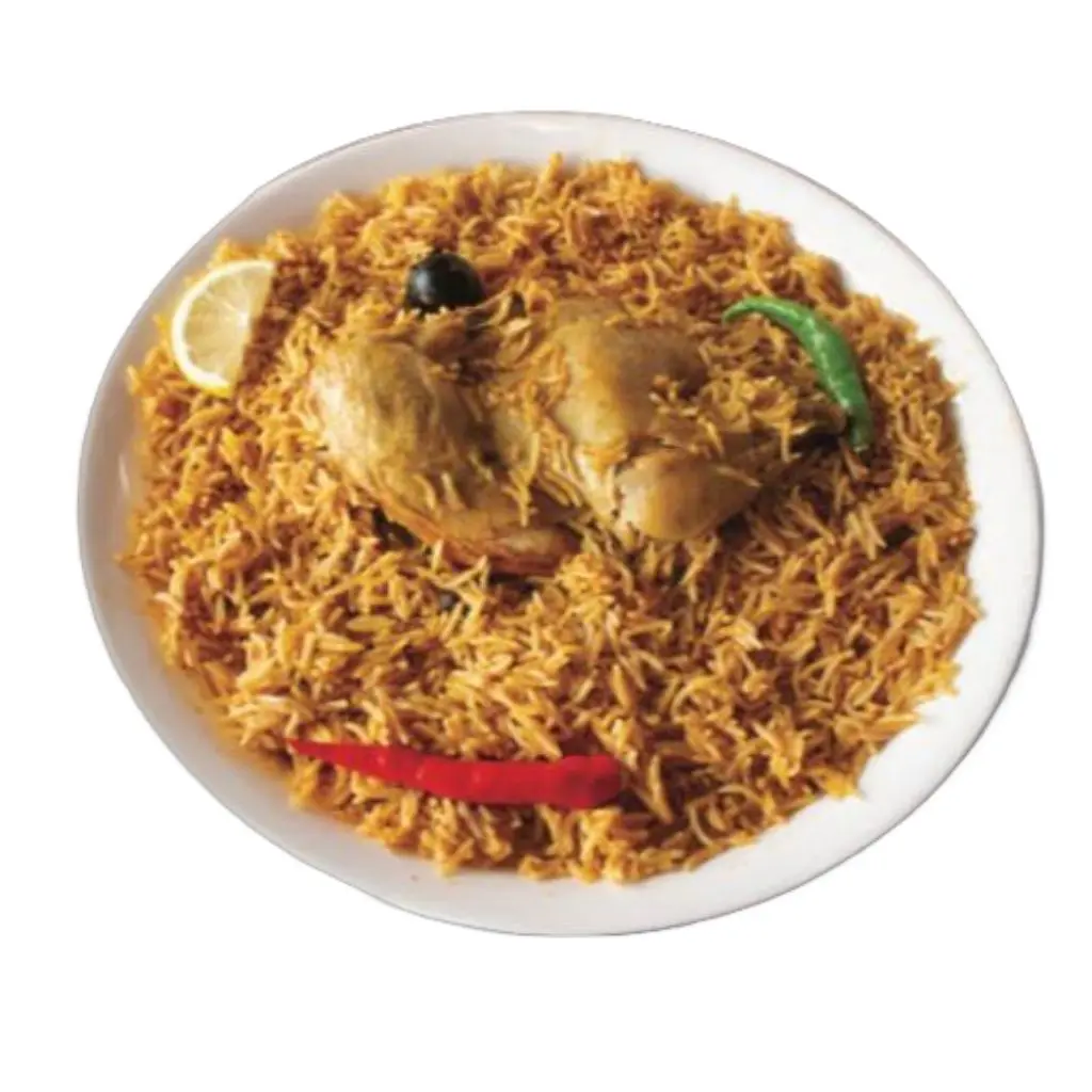 نص مضغوط دجاج برياني