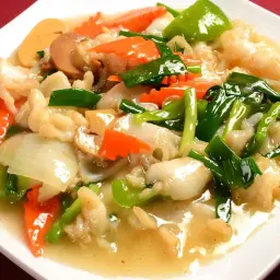 Squid with Green Pepper