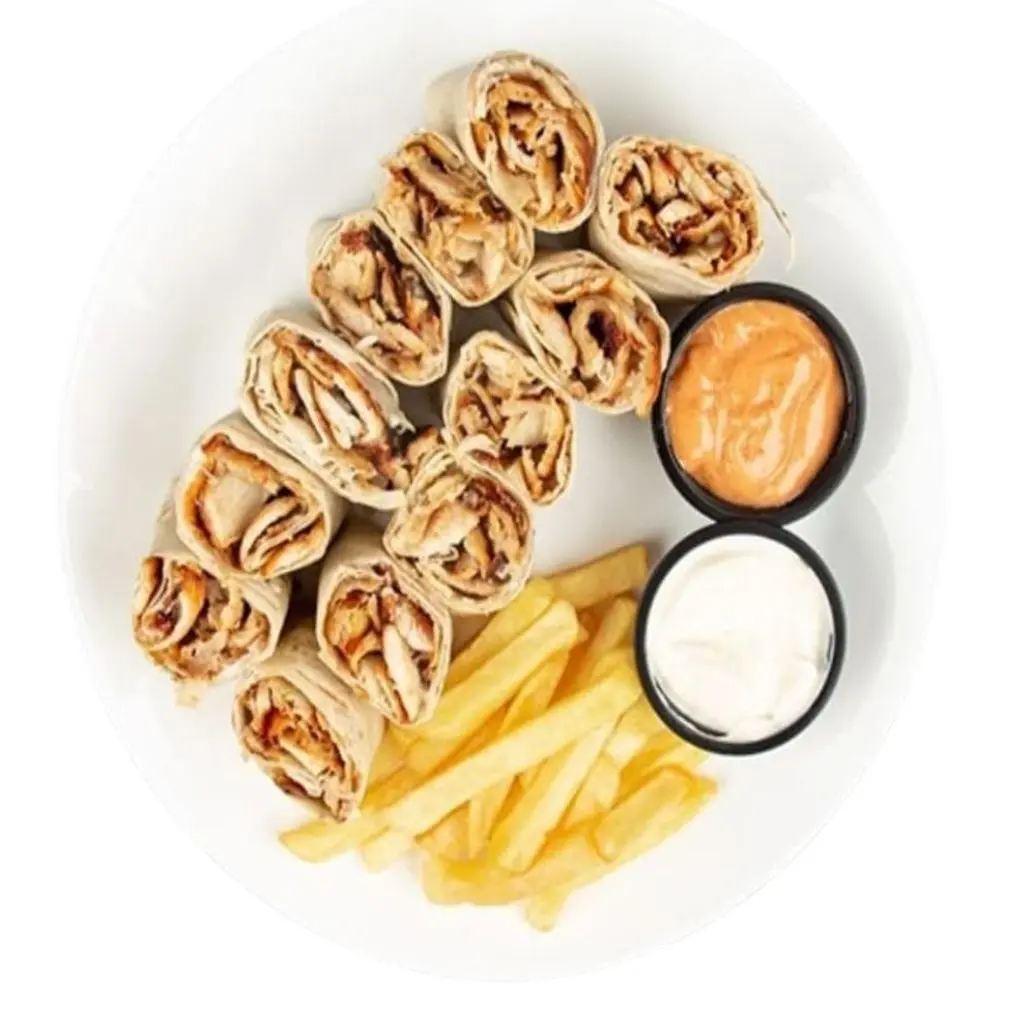 Triple Arabic Shawarma Plate