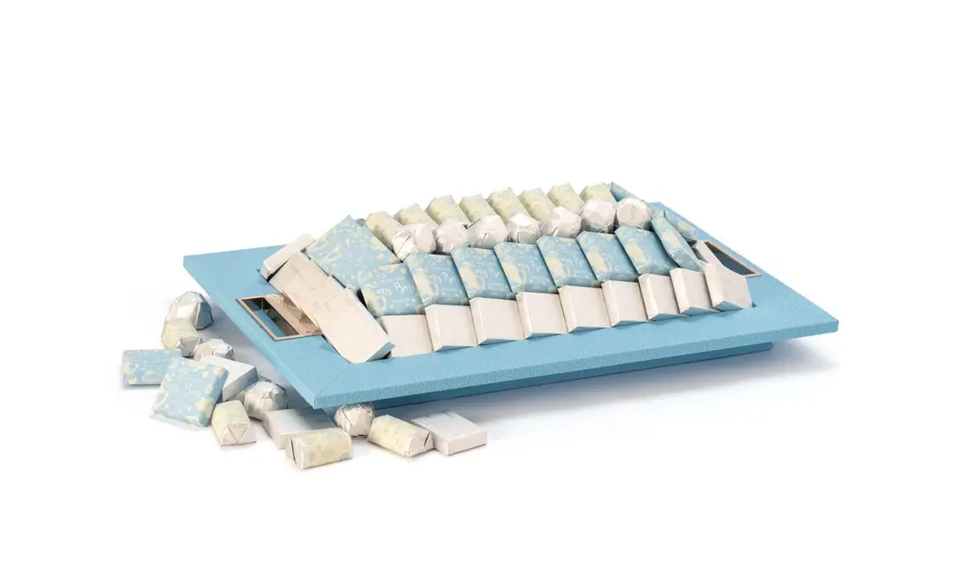 Welcome My Boy Baby Rectangular Tray - 930g