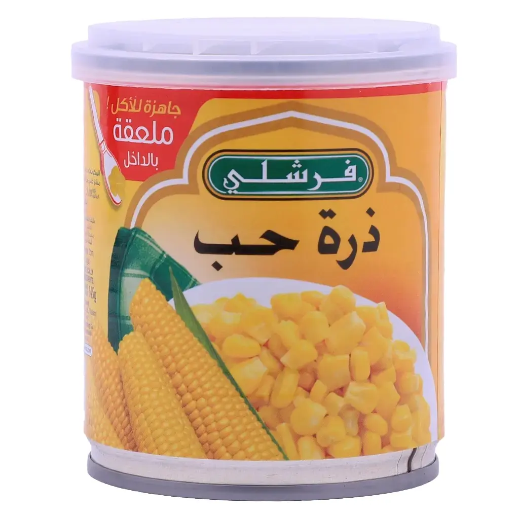 Freshly Sweet Corn with Spoon