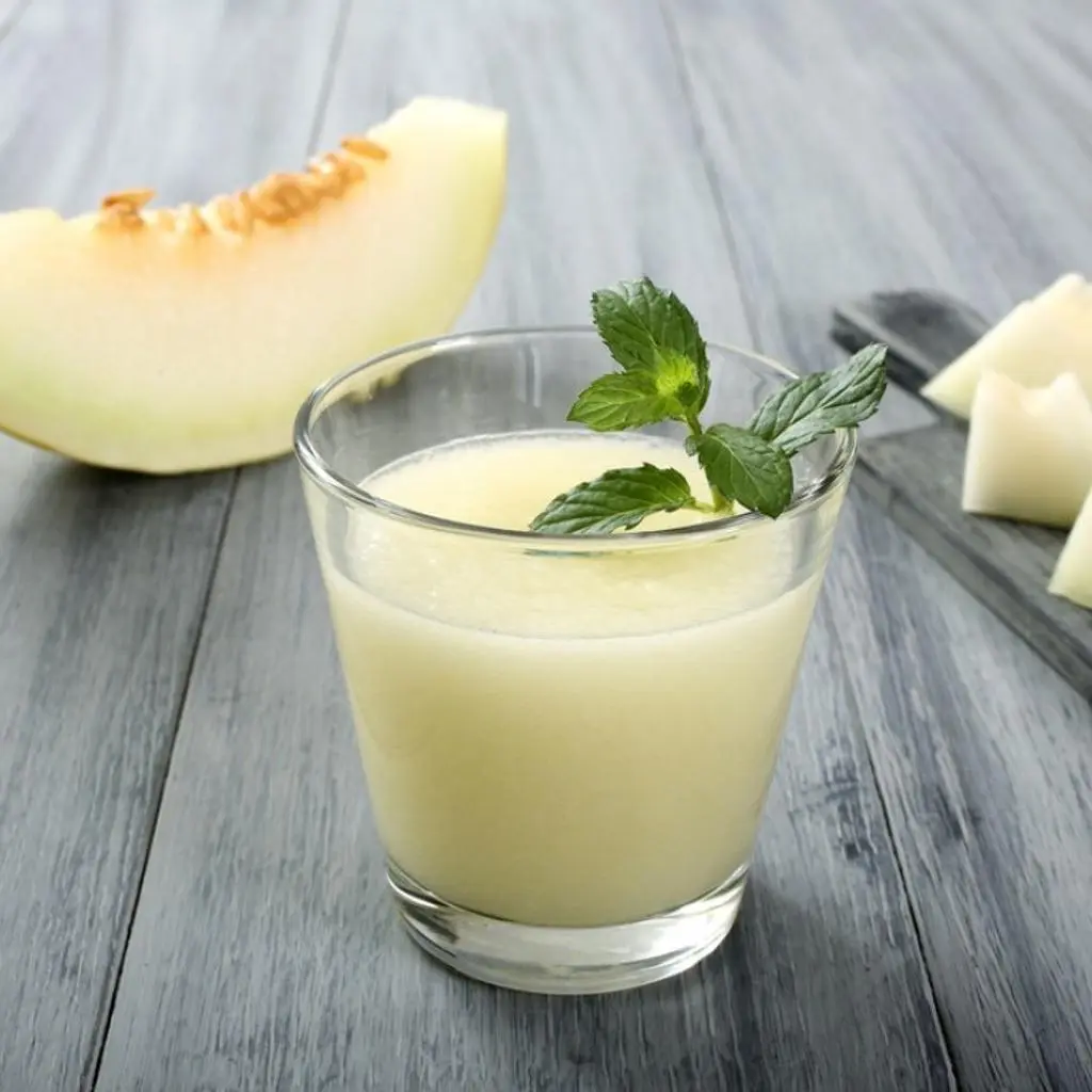 Cantaloupe Milk Juice