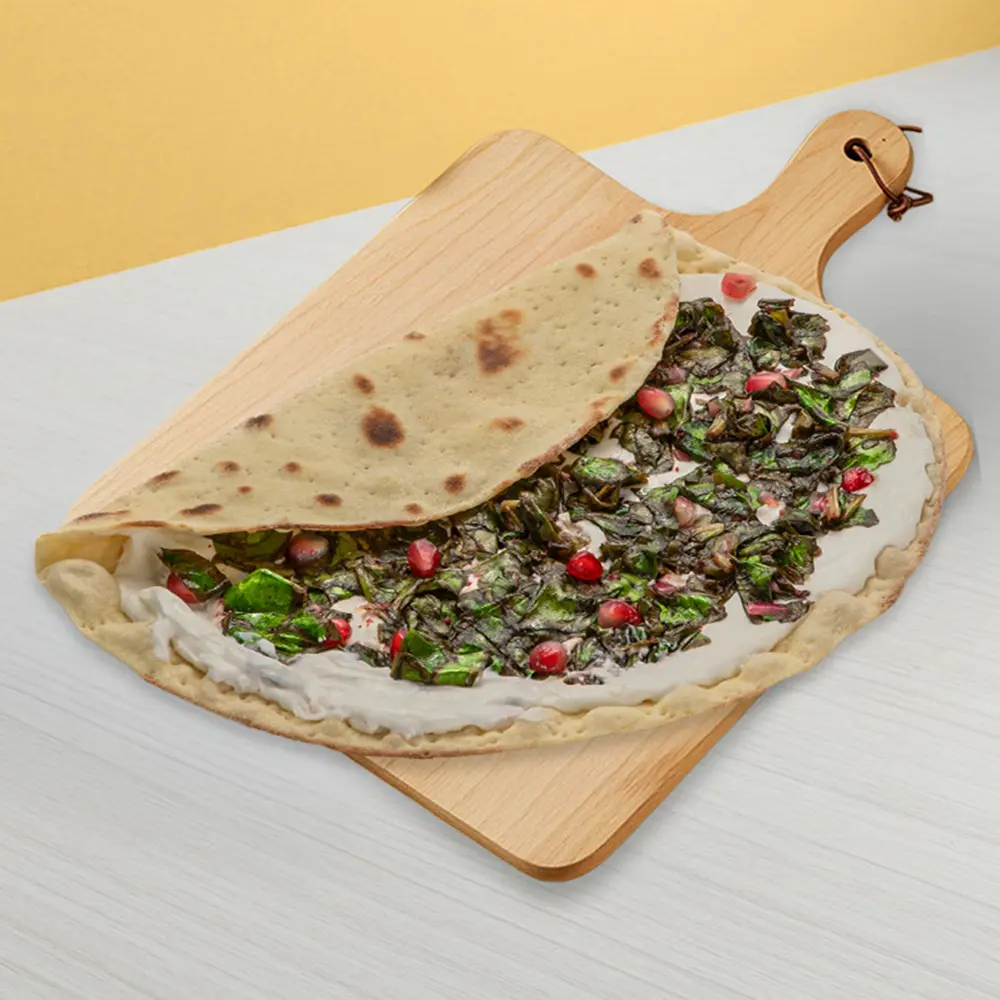 مصفط لبنة سبانخ