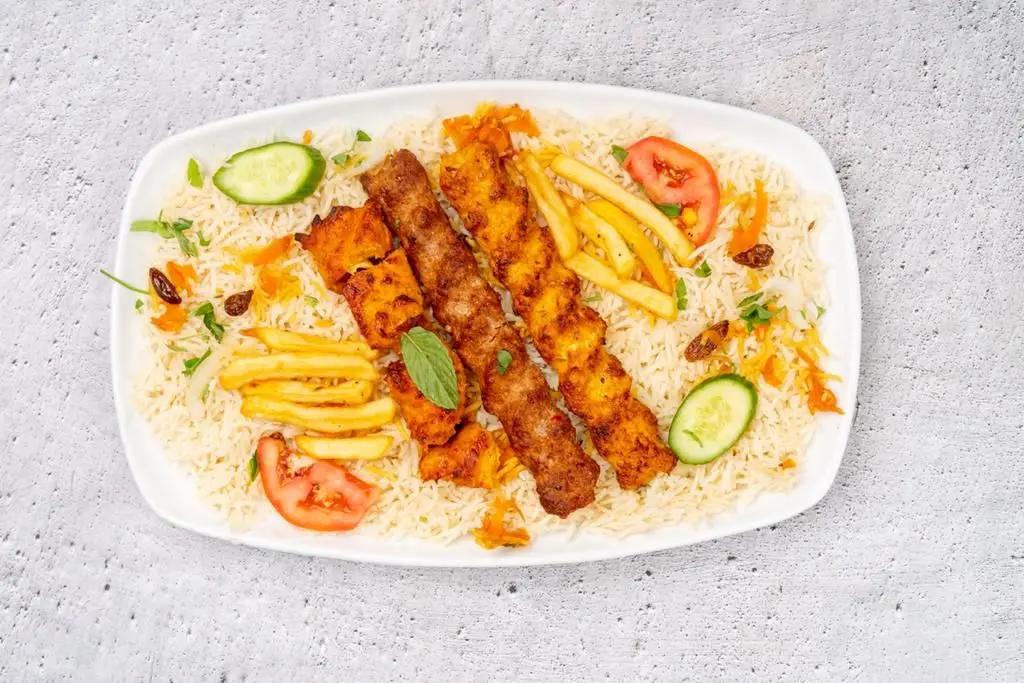 مشاوي مشكل مع الرز