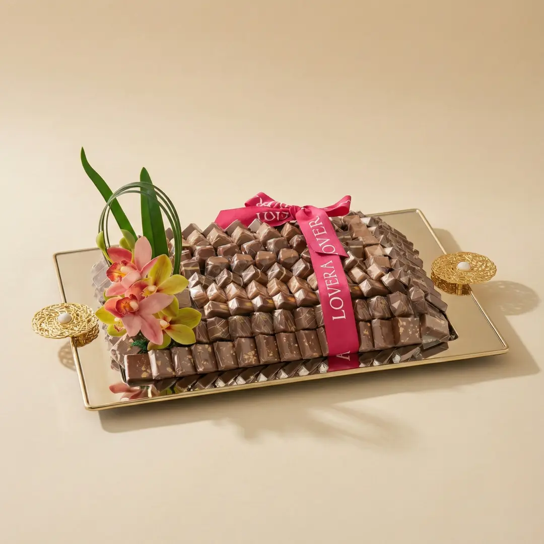 Large Transparent Rectangular Tray