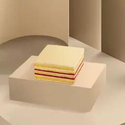 كيكة الليمون والتوت
